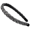 Gledola Braided Headband With Teeth Braids – Dark Gray