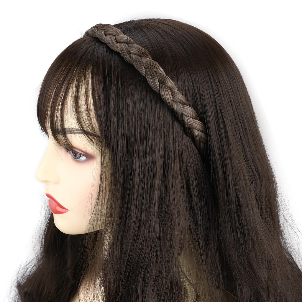 Gledola Braided Headband With Teeth Braids – Dark Gray
