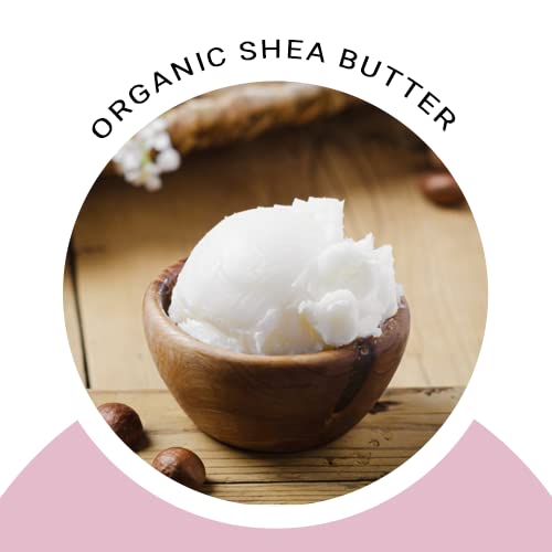 Glimmer Goddess Organic Whipped Body Butter – Unscented, 8 oz (Shea & Cocoa Butter)