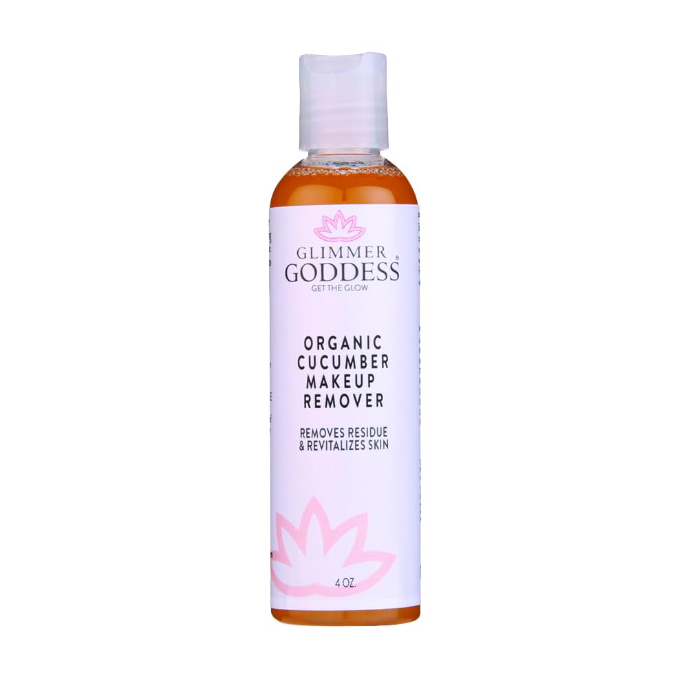 GLIMMER GODDESS Organic Cucumber Makeup Remover – 4 oz