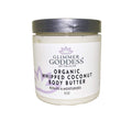 Glimmer Goddess Organic Whipped Coconut Oil Body Butter – Lavender Lemon, 8 oz | Vegan