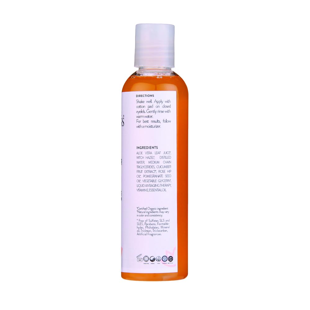 GLIMMER GODDESS Organic Cucumber Makeup Remover – 4 oz