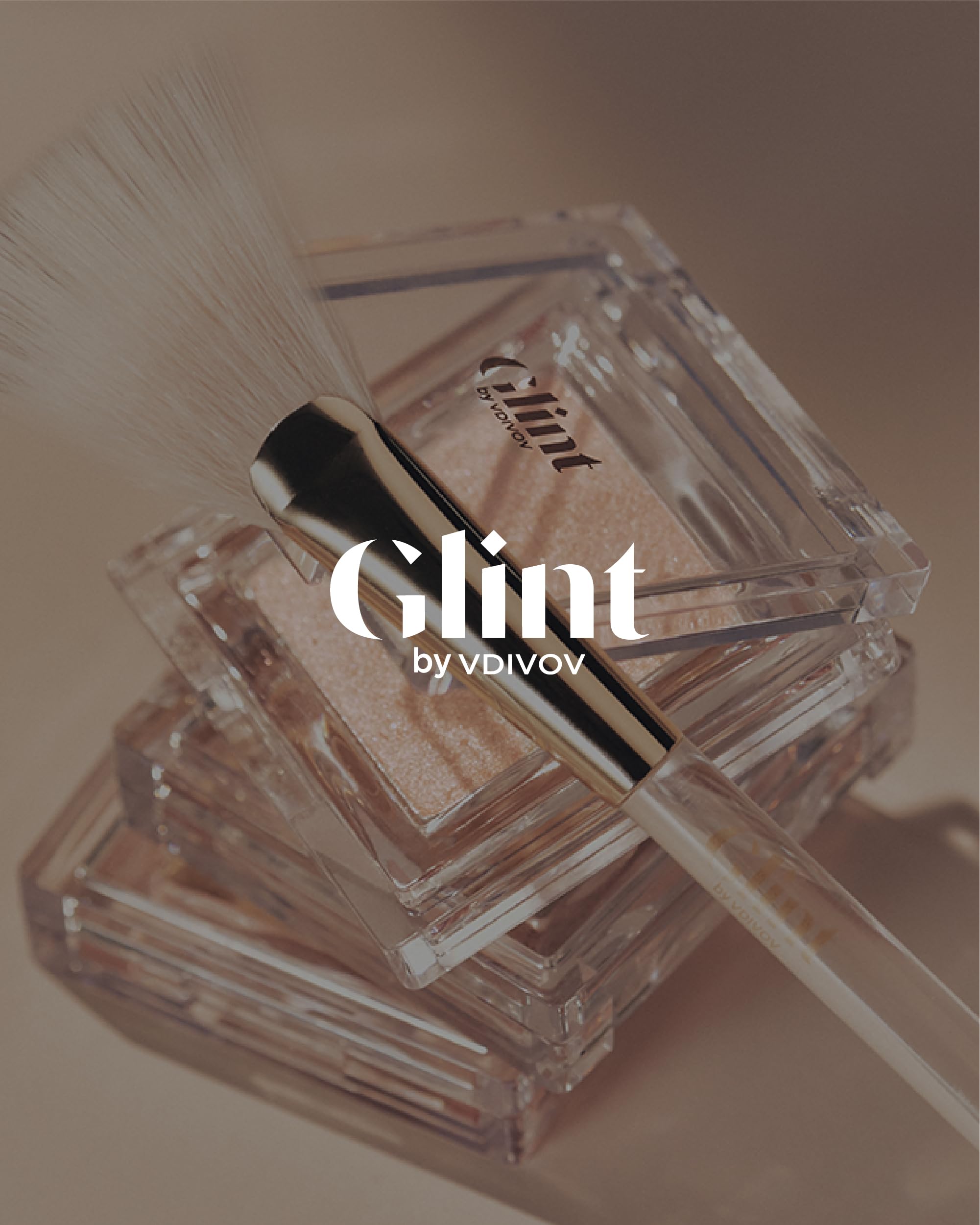 Glint Dewy Highlighter Pitch Moon (0.08oz) by Glint x VDIVOV – Luminous Glow, Micropearls, Silky Finish