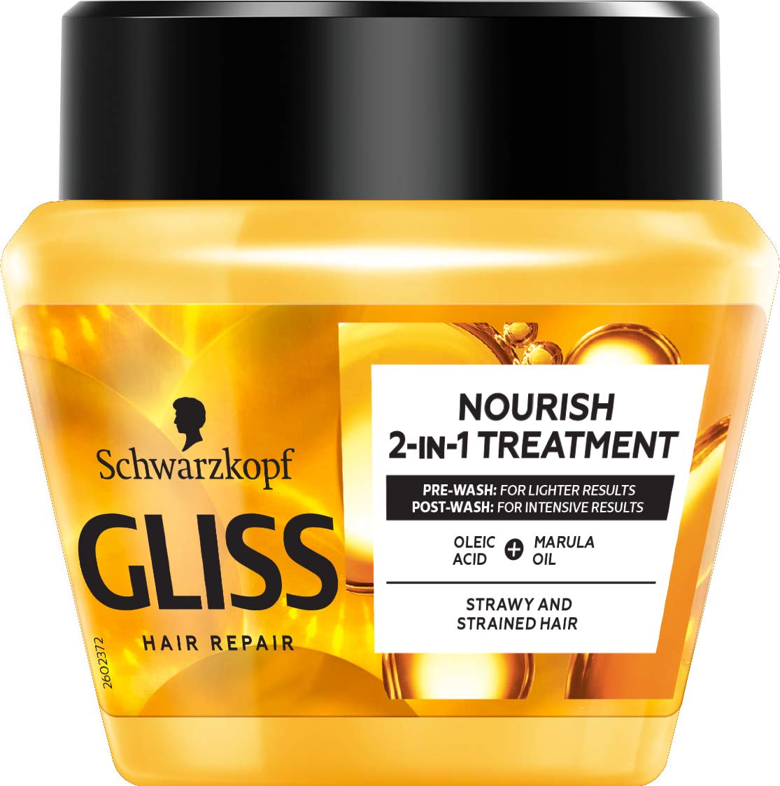 GLISS Kur Oil Nutritive Keratin Serum + Precious Oils Hair Repair Mask 300ml