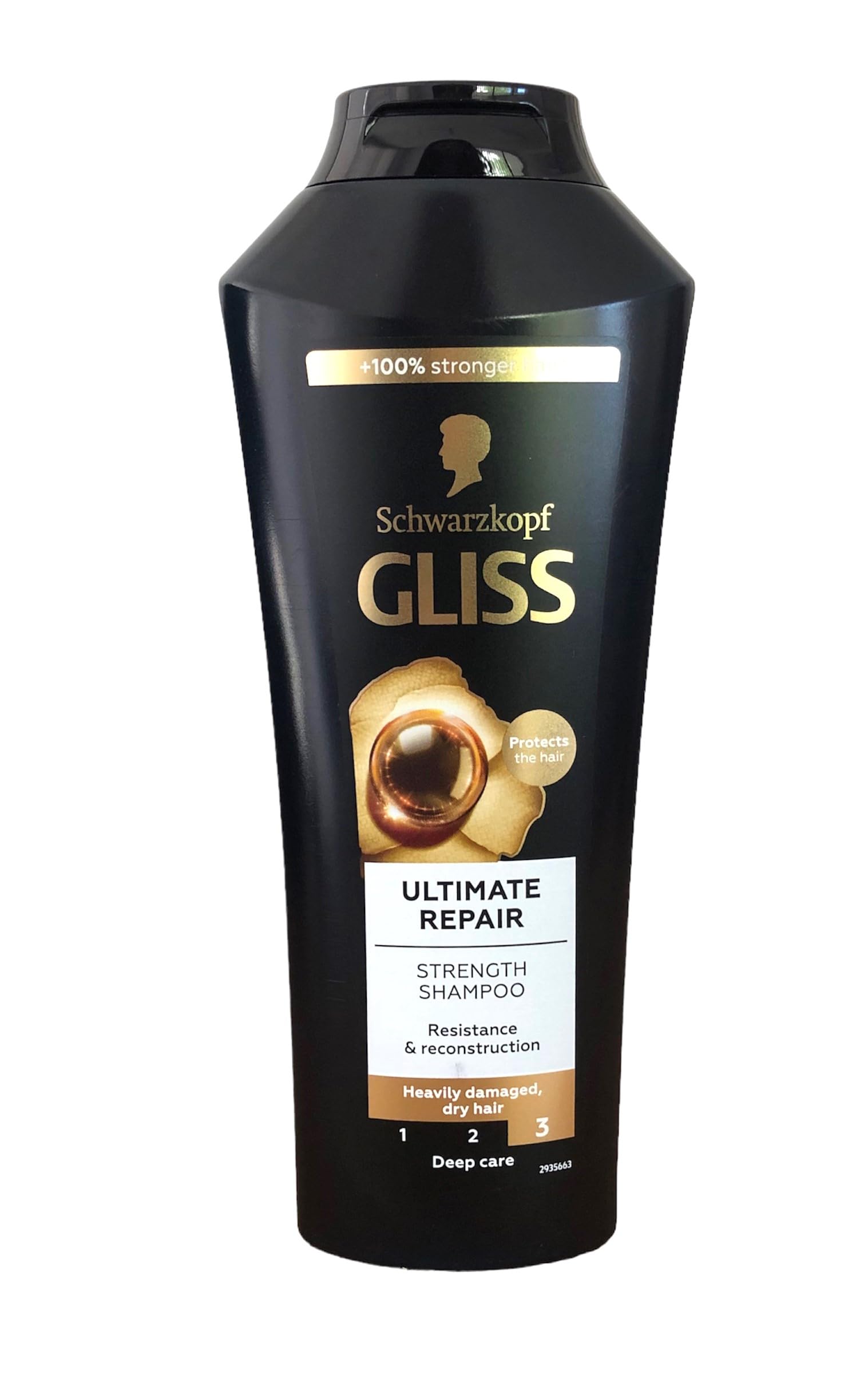 Gliss Kur Ultimate Repair Shampoo – Strength & Shine (8.45 fl oz / 250 ml)