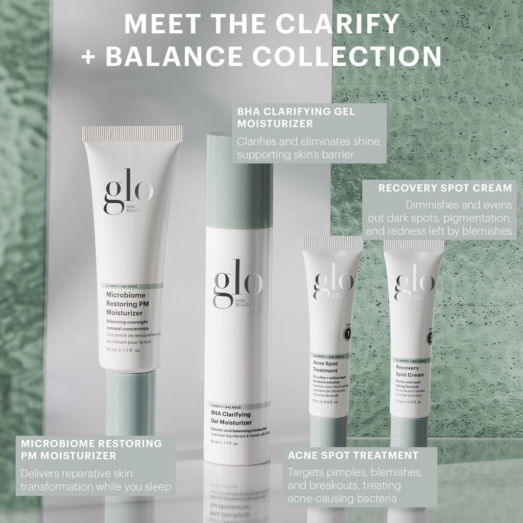 Glo Skin Beauty Microbiome Restoring PM Moisturizer – Oil-Free Night Gel-Cream