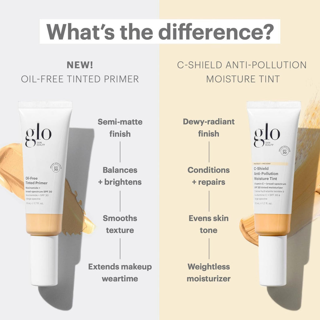 Glo Skin Beauty C-Shield Anti-Pollution Moisture Tint SPF 30 – Vitamin C Tinted Moisturizer for Face (1.7 oz, 2N-Light)