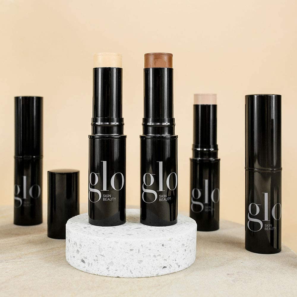 Glo Skin Beauty HD Mineral Foundation Stick – Hyaluronic Acid, Buildable Coverage, Contour & Highlight (Umber 11W)