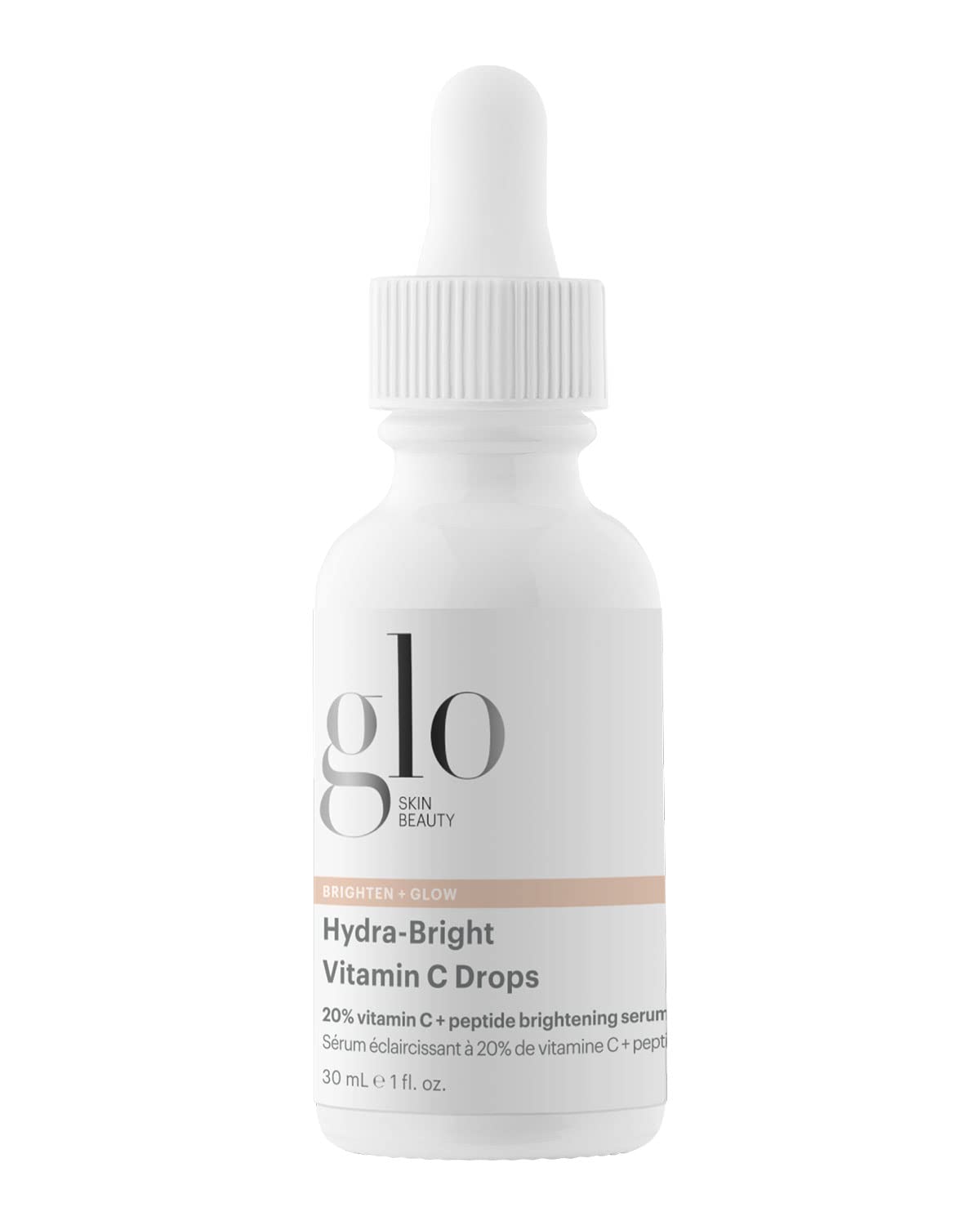 Glo Skin Beauty Hydra-Bright Vitamin C Drops — 20% Vitamin C + Peptide Brightening Serum