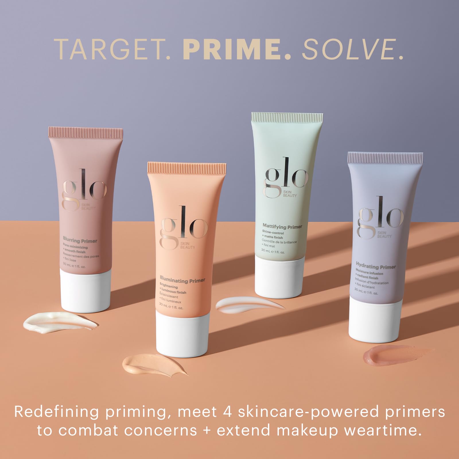 Glo Skin Beauty Hydrating Primer with Hyaluronic Acid | Dewy Finish for Dry Skin