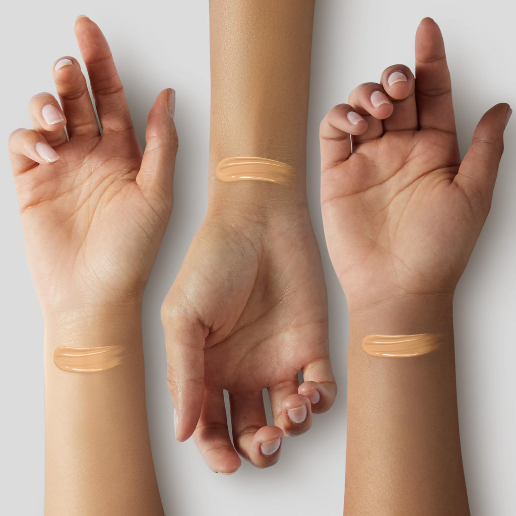 Glo Skin Beauty Luminous Liquid Foundation SPF 18 (Caramel) | Dewy Finish, Sheer to Medium Coverage