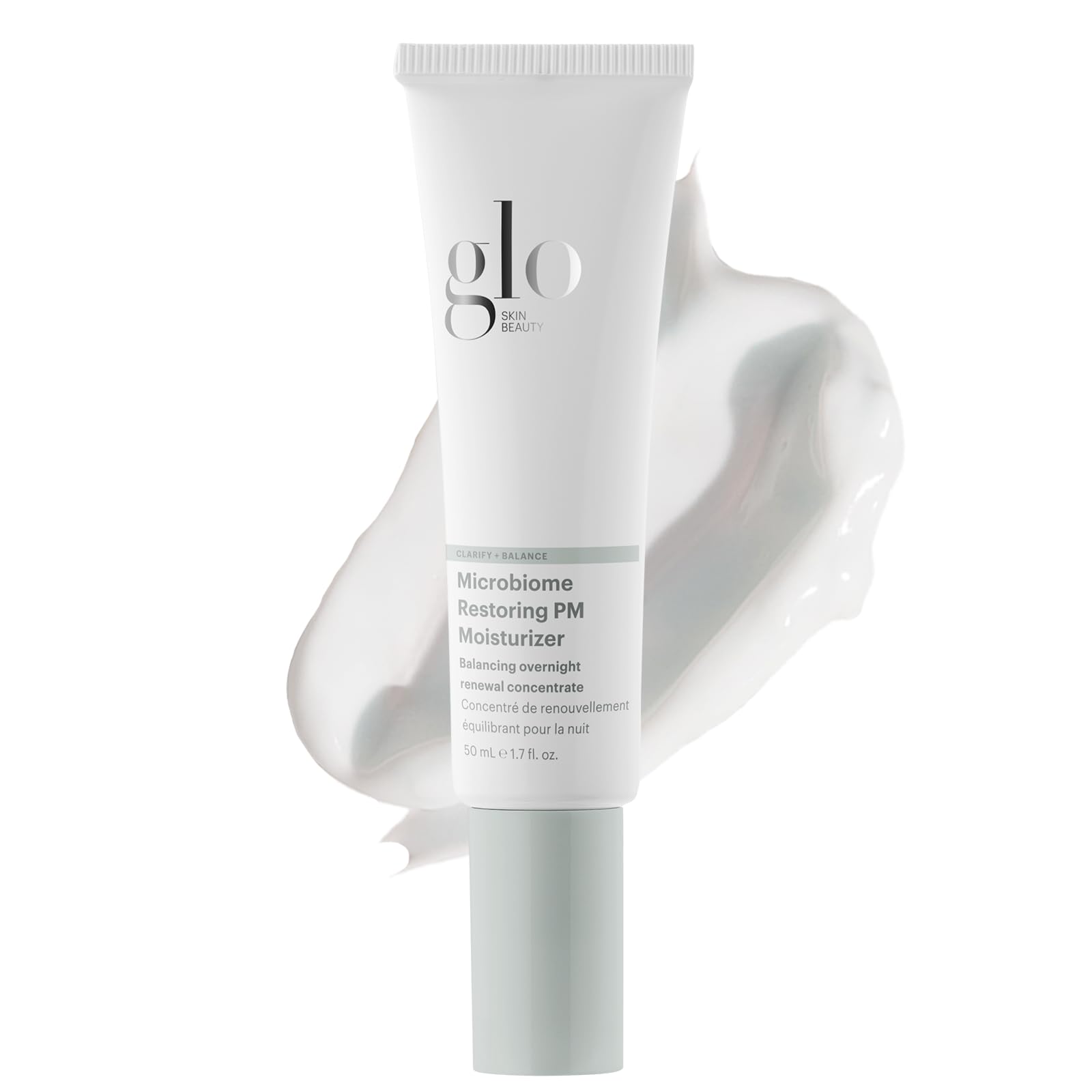 Glo Skin Beauty Microbiome Restoring PM Moisturizer – Oil-Free Night Gel-Cream