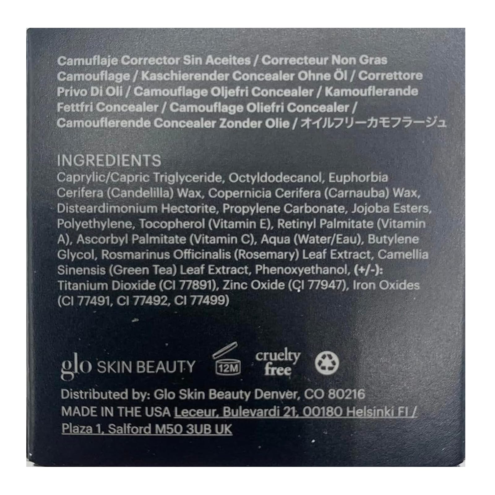 Glo Skin Beauty Oil-Free Camouflage Concealer – Tawny | Cover Blemishes & Dark Spots