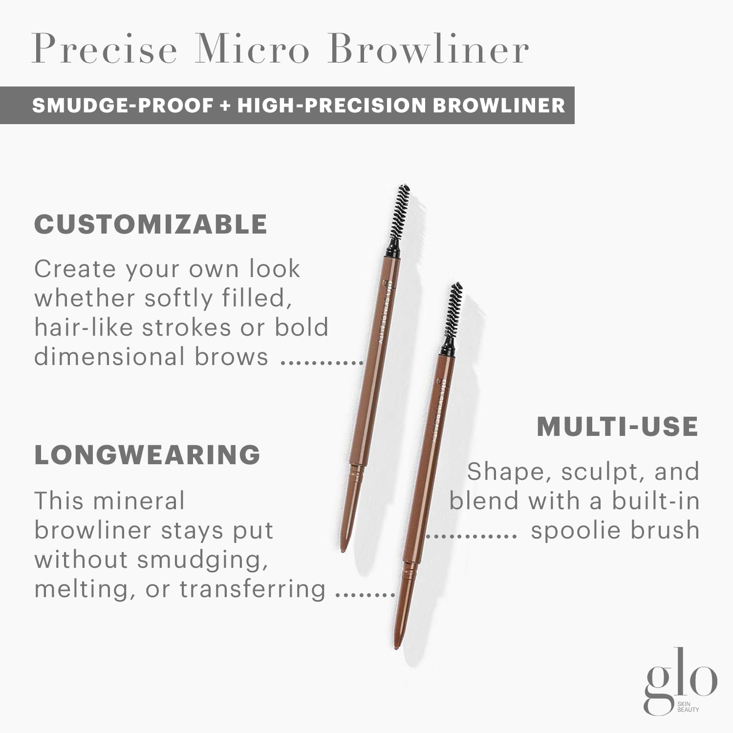 Glo Skin Beauty Precise Micro Browliner Blonde – Fine Tip Eyebrow Pencil