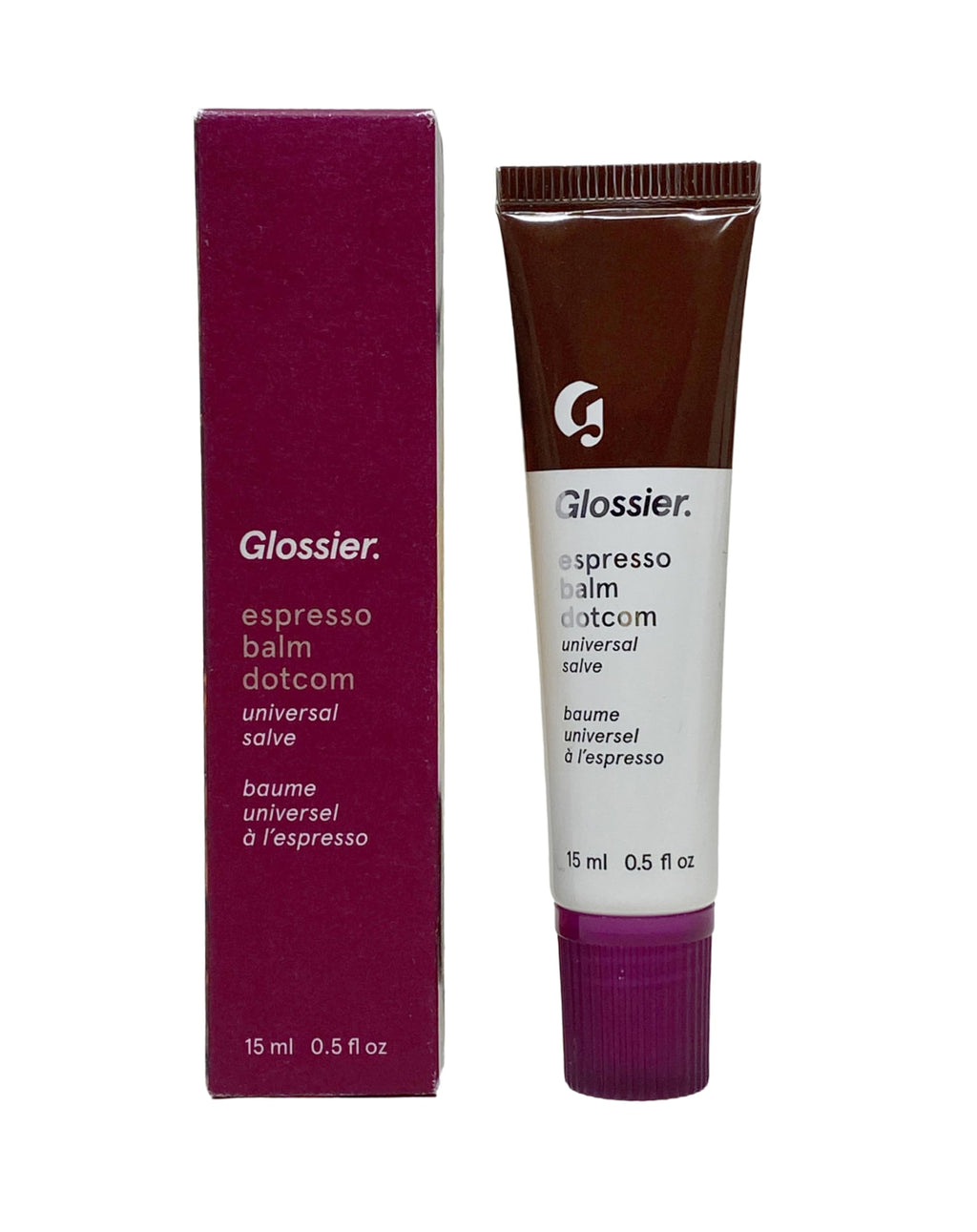 Glossier Balm Dotcom Espresso 15 ml – Hydrating Lip Balm with Espresso Tint