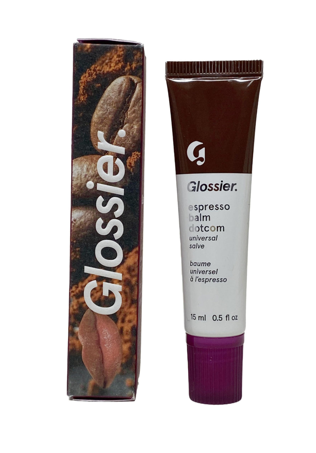 Glossier Balm Dotcom Espresso 15 ml – Hydrating Lip Balm with Espresso Tint