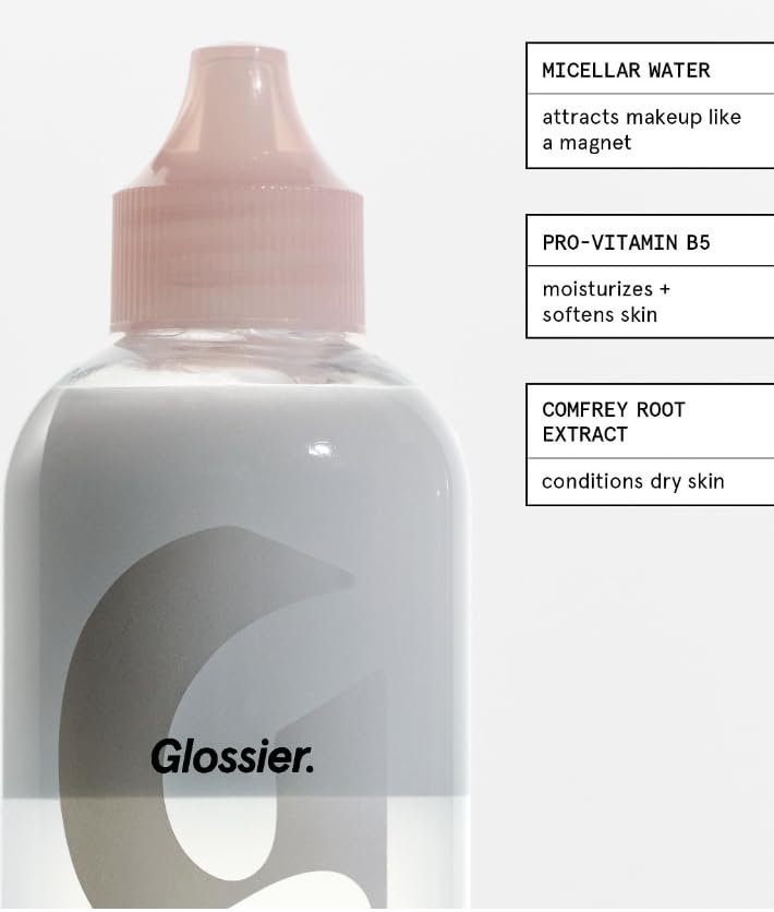 Glossier Milky Oil Dual-Phase Waterproof Makeup Remover | Gentle & Conditioning