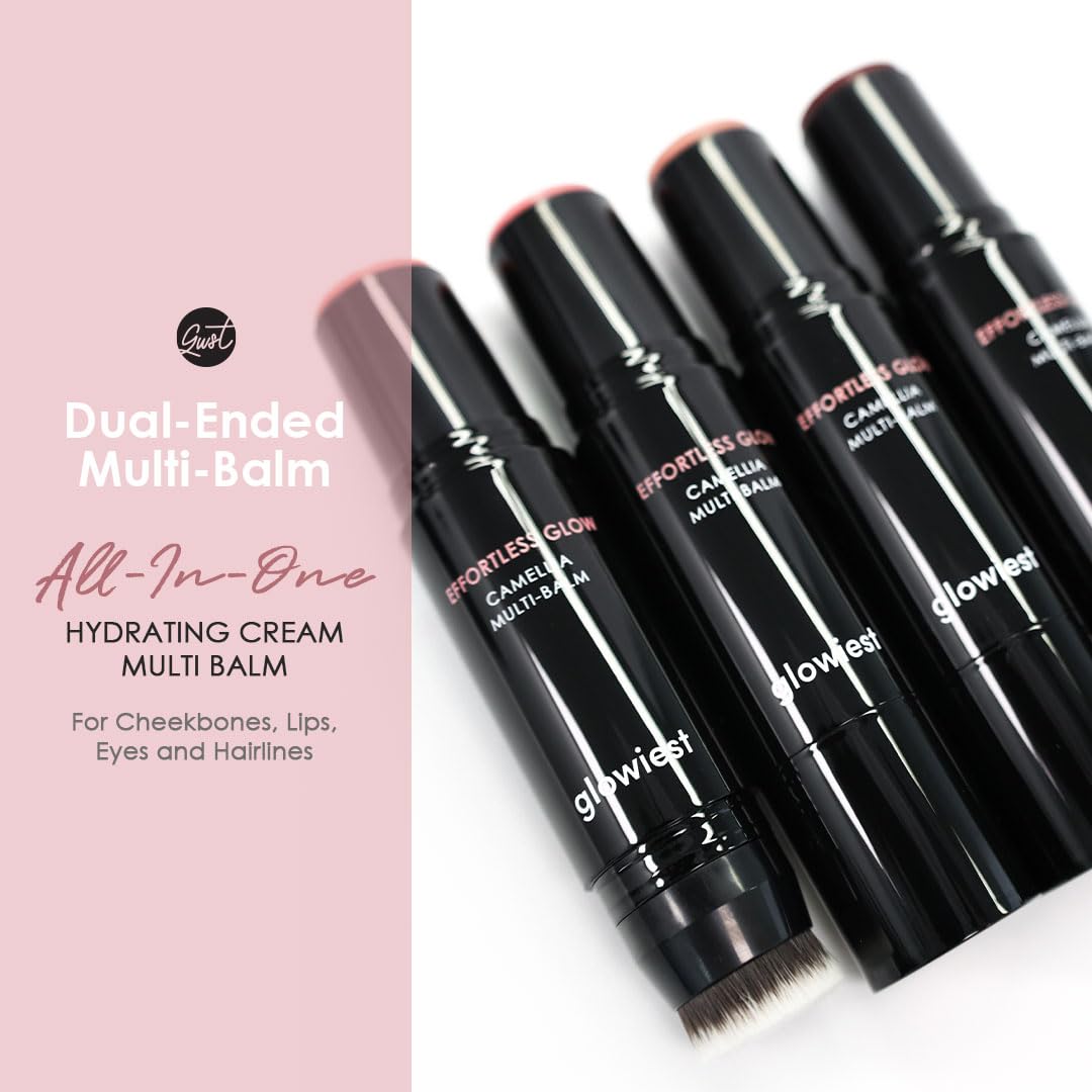Glowiest Effortless Glow Camellia Multi-Balm – Sun-Kissed Berry Lip & Cheek Glow Stick