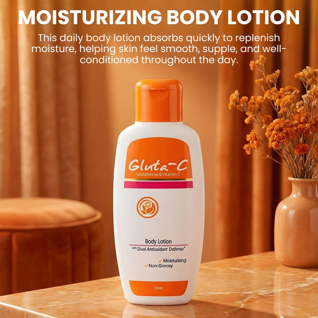 Gluta-C Hydrating Body Lotion – Glutathione & Vitamin C, 150ml