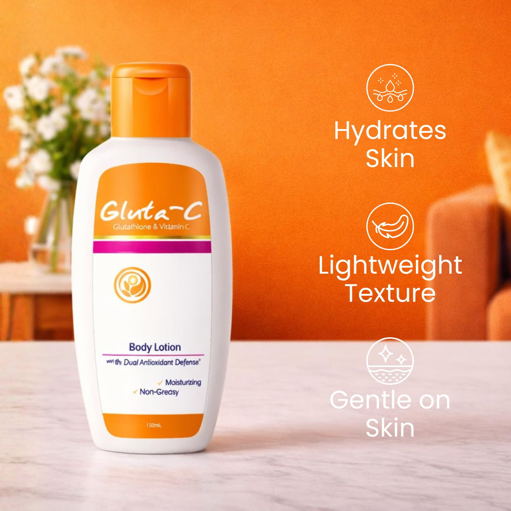 Gluta-C Hydrating Body Lotion – Glutathione & Vitamin C, 150ml