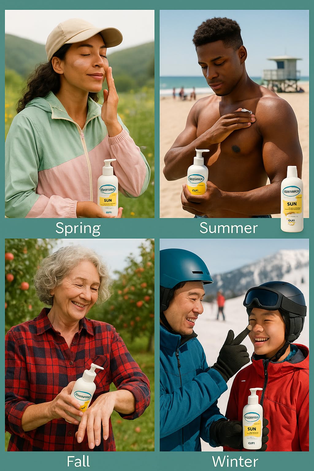 GLY MIRACLE SUN SPF30 Sunscreen Moisturizer – Hydration + Broad Spectrum SPF 30, Apricot Breeze, 16 oz