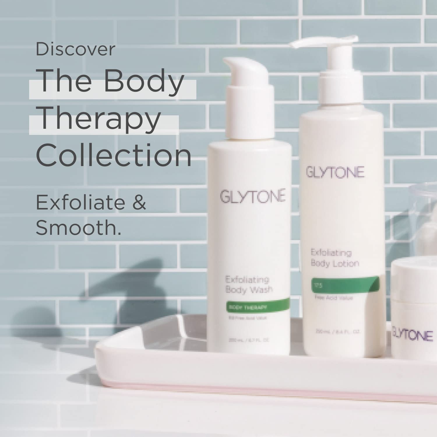 GLYTONE Glycolic Acid Body Wash – Fragrance-Free Exfoliating Cleanser (2 oz)