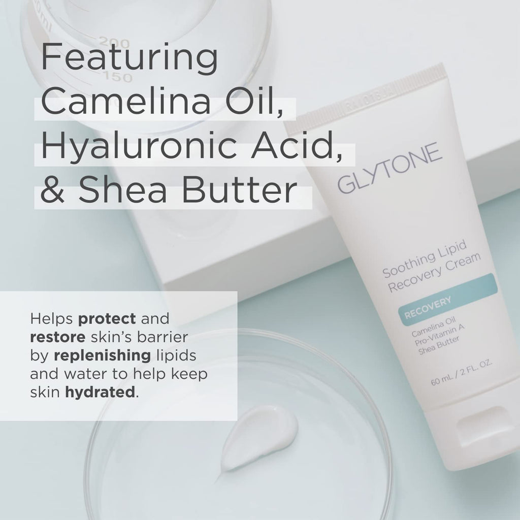 Glytone Soothing Lipid Recovery Cream — Hydrates, Calms & Restores Skin Barrier