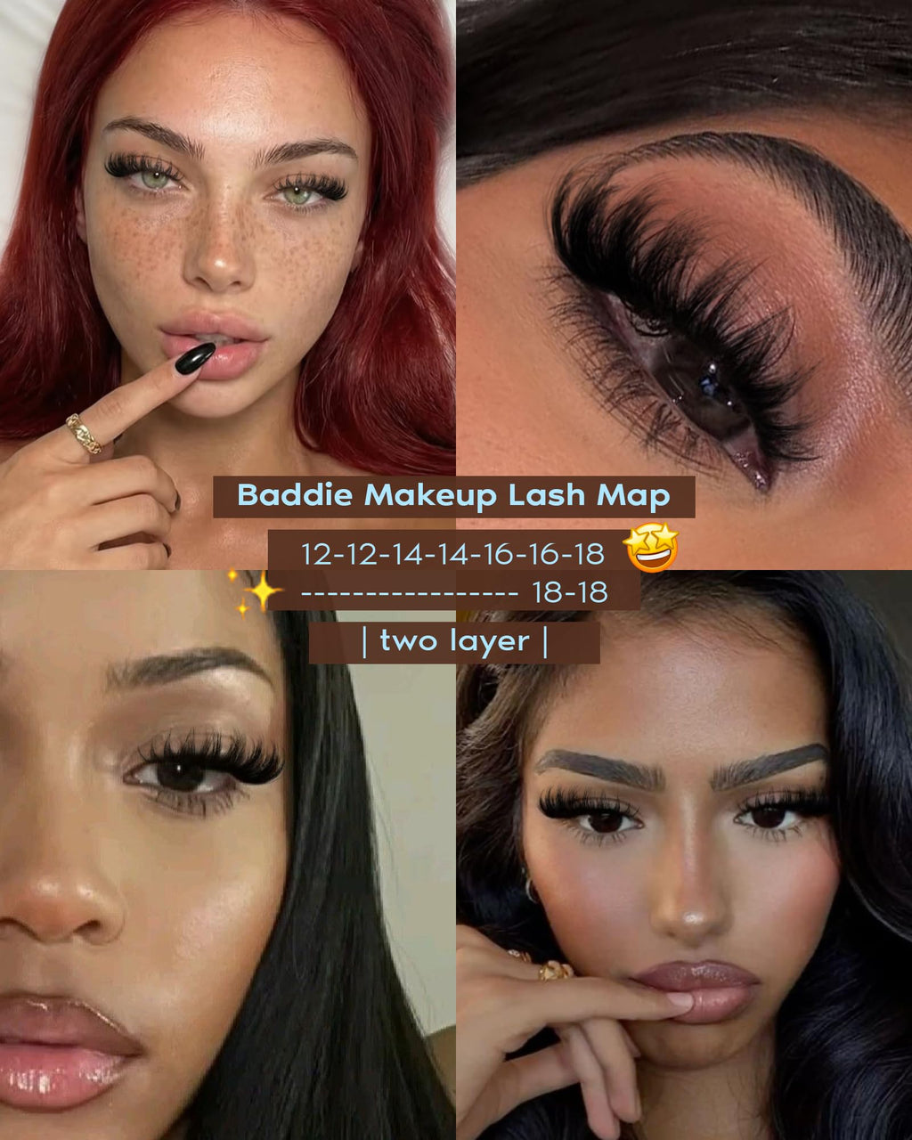 Goddvenus Fluffy Wispy Lash Clusters Kit – Lightweight DIY Eyelash Extensions