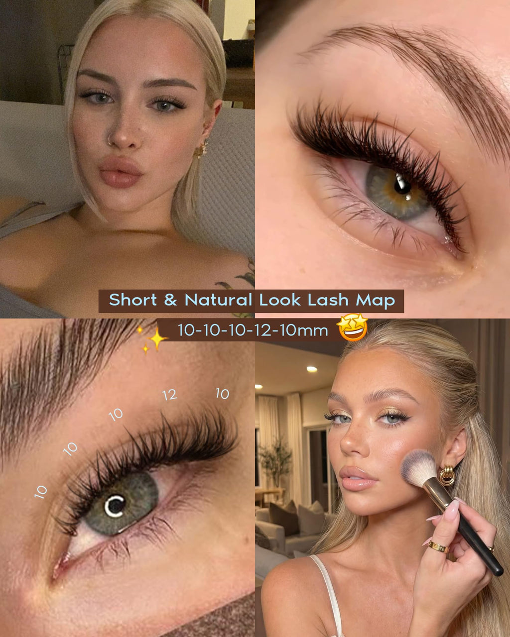 Goddvenus Wispy Lash Clusters Kit – Natural D-Curl Lashes & DIY Extension with Waterproof Glue