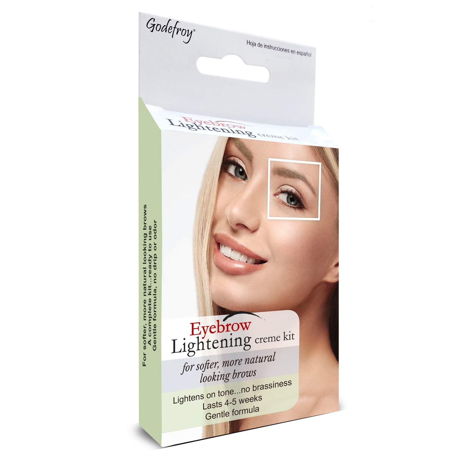 Godefroy Eyebrow Color Lightening Crème: Single-Use Kit for At-Home Brow Lightening