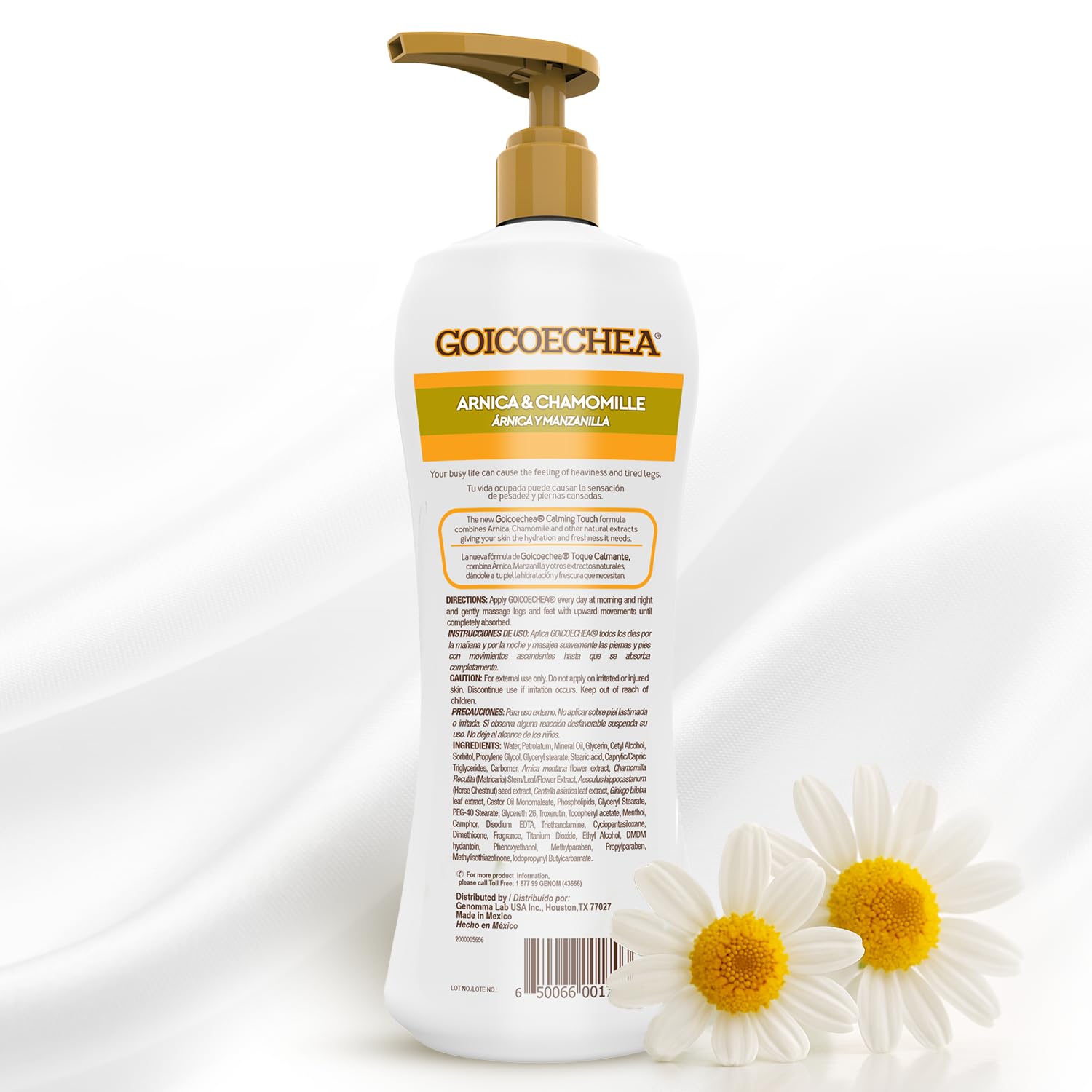 Goicoechea Calming Touch Arnica Body Lotion – Restful Legs, 13.5 oz (Pack of 6)