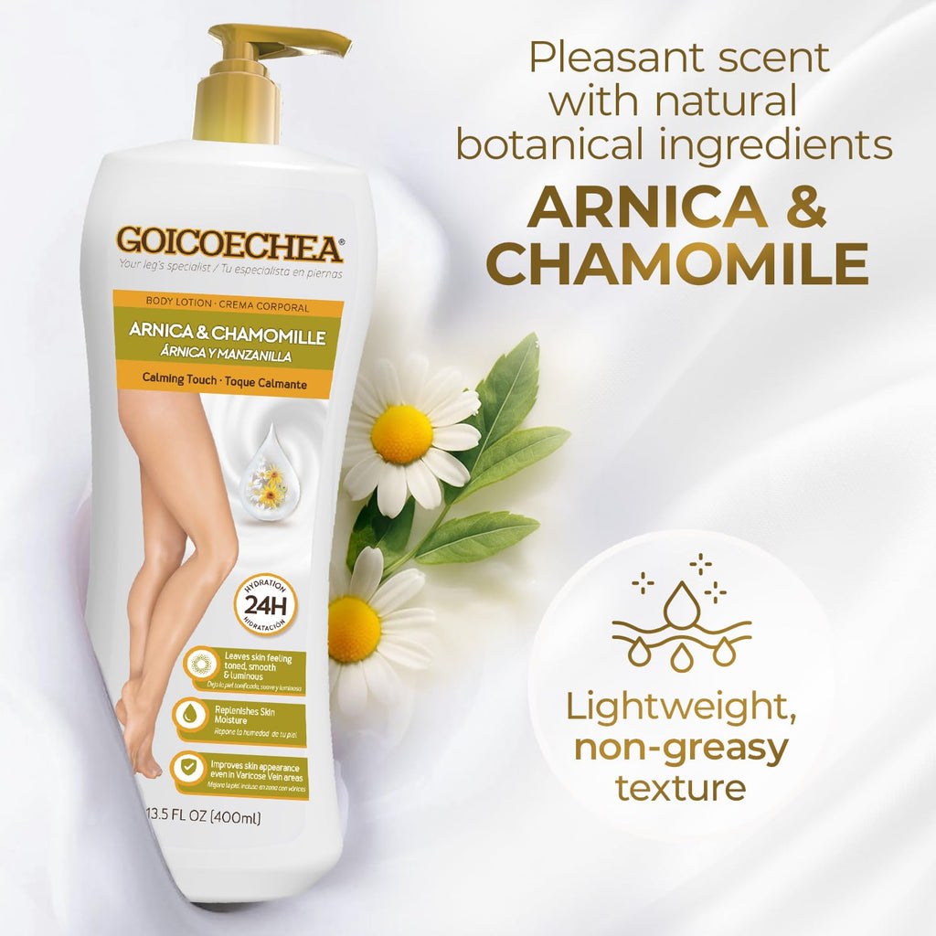 Goicoechea Calming Touch Arnica Body Lotion – Restful Legs, 13.5 oz (Pack of 6)