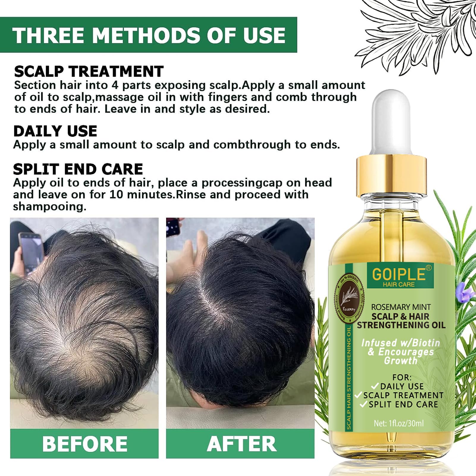 Goiple Strong Hold Braiding Gel & Edge Tamer – Frizz Control for Braids, Locs, Twists