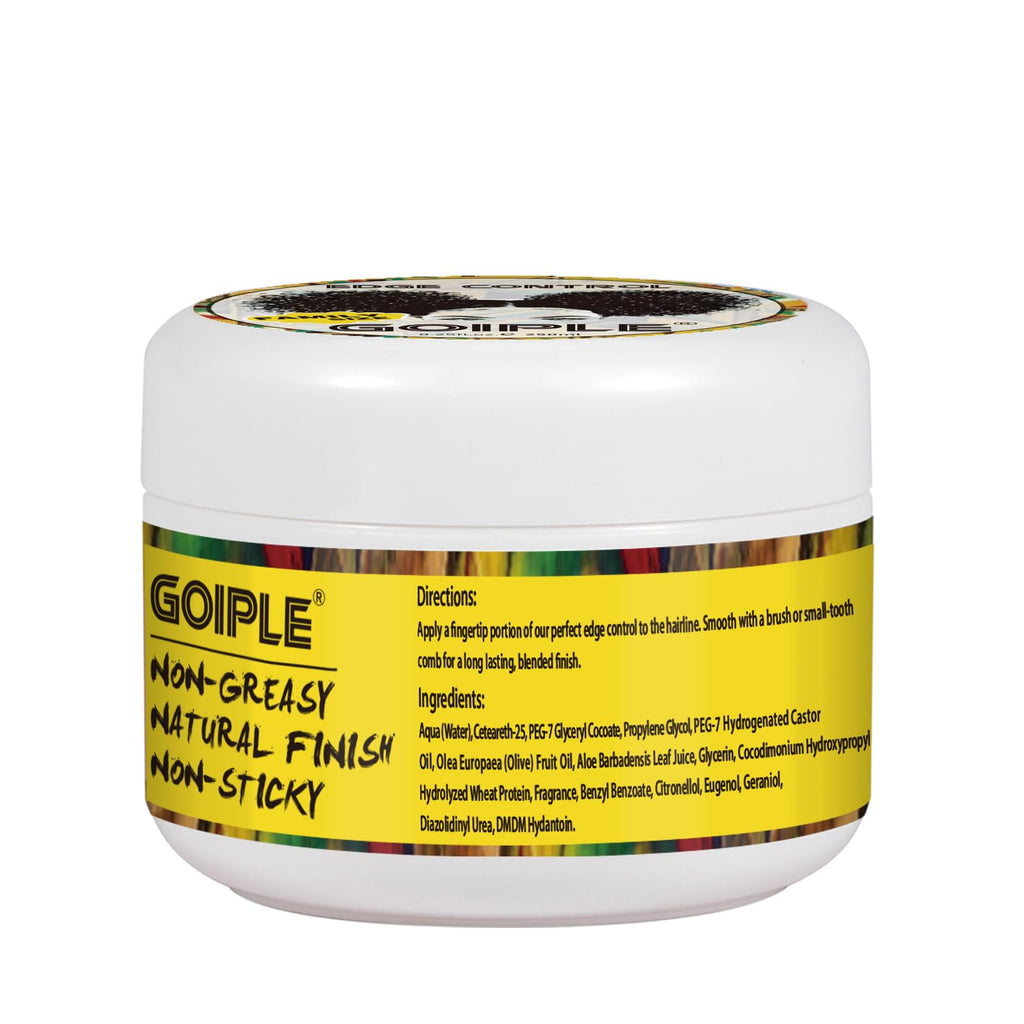 Goiple 8.25oz Edge Control Wax - Pineapple, Non-Greasy, Extreme Hold, Water-Based