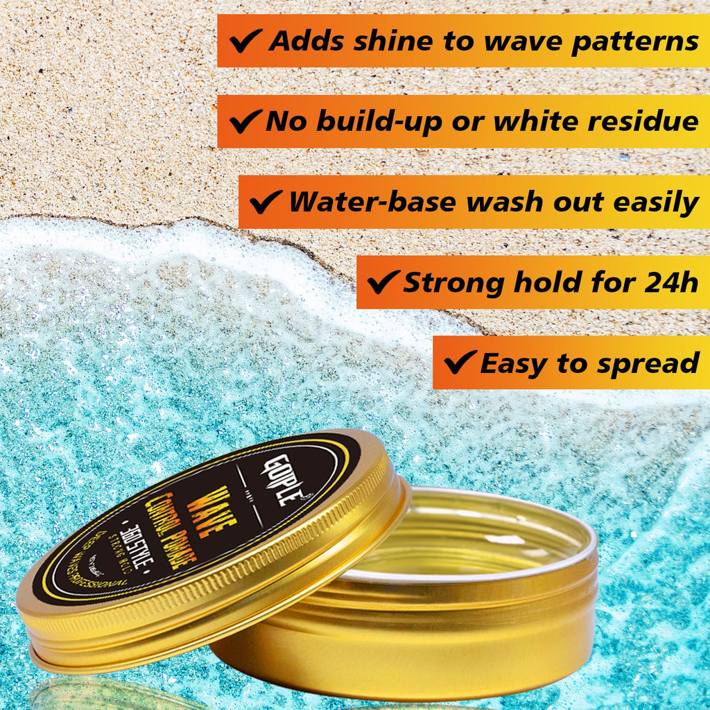 Goiple Silky Durags & Wave Kit — Strong Hold Pomade, 360 Waves, Satin Durag Set