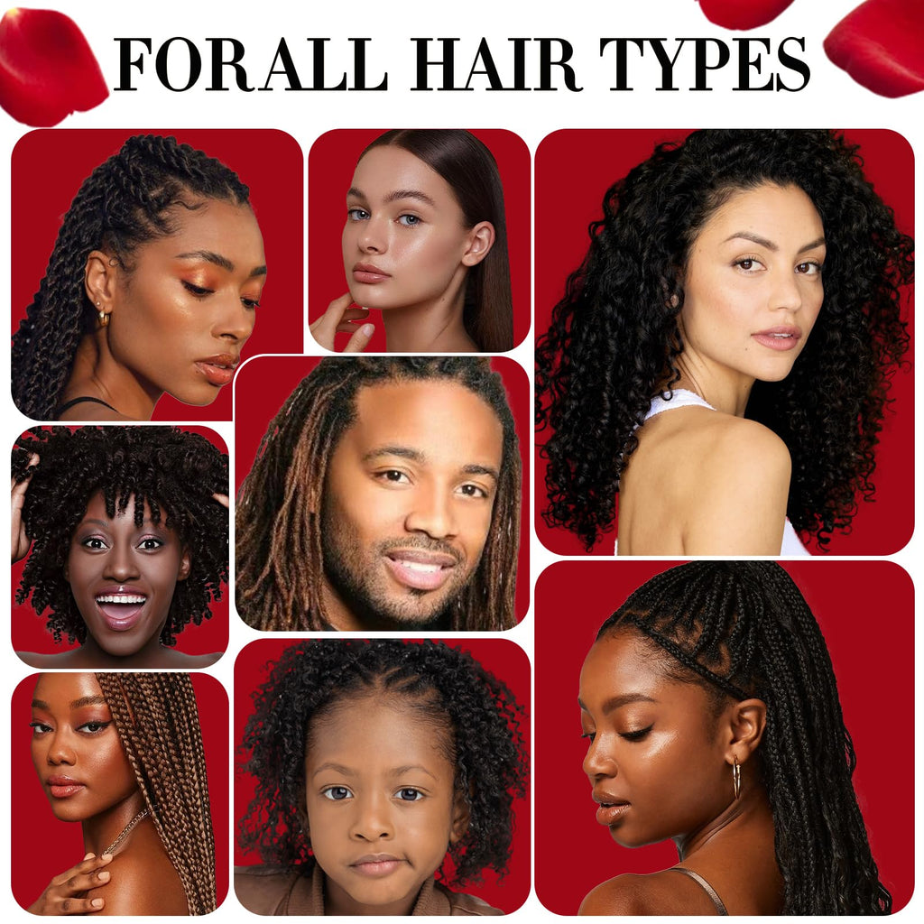 Goiple Rose Water Hair Loc Spray – Hydrating Dreadlock Moisturizer for Scalp