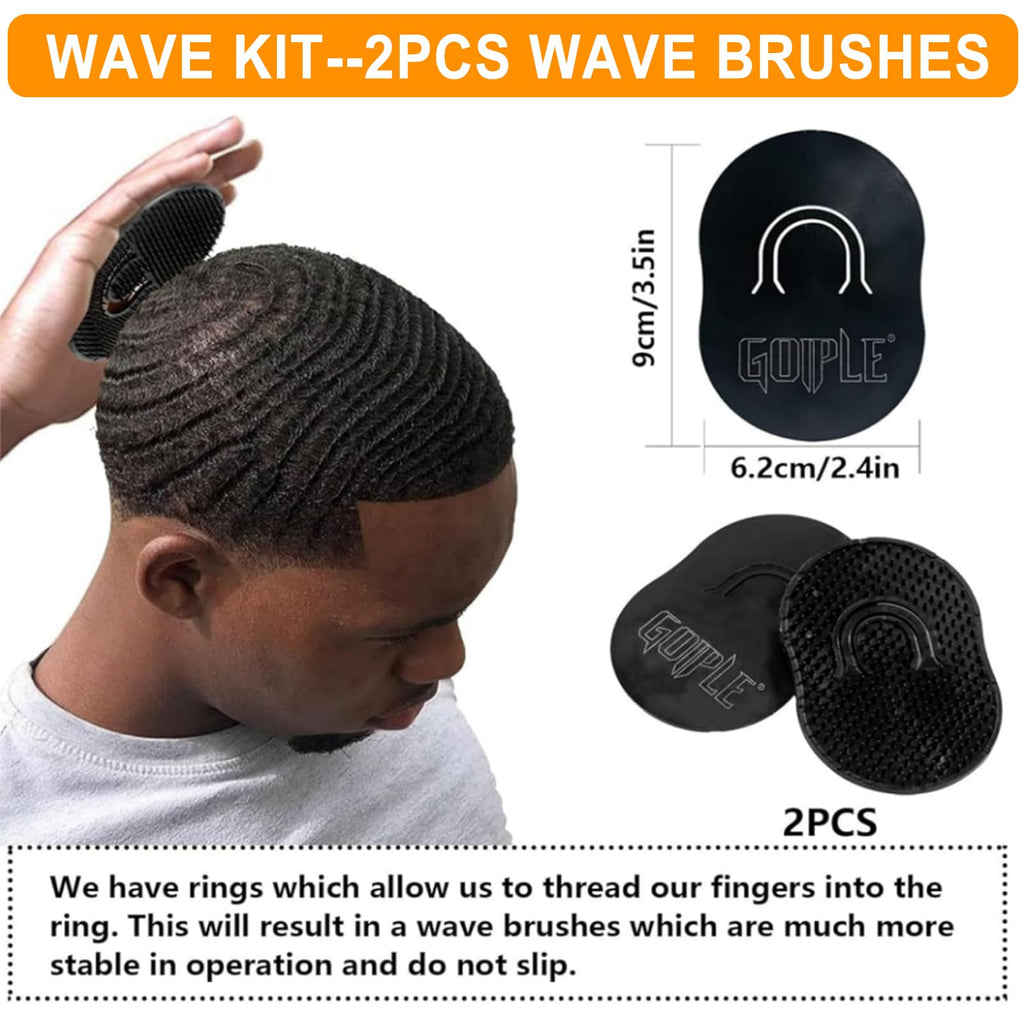 Goiple Silky Durags & Wave Kit — Strong Hold Pomade, 360 Waves, Satin Durag Set