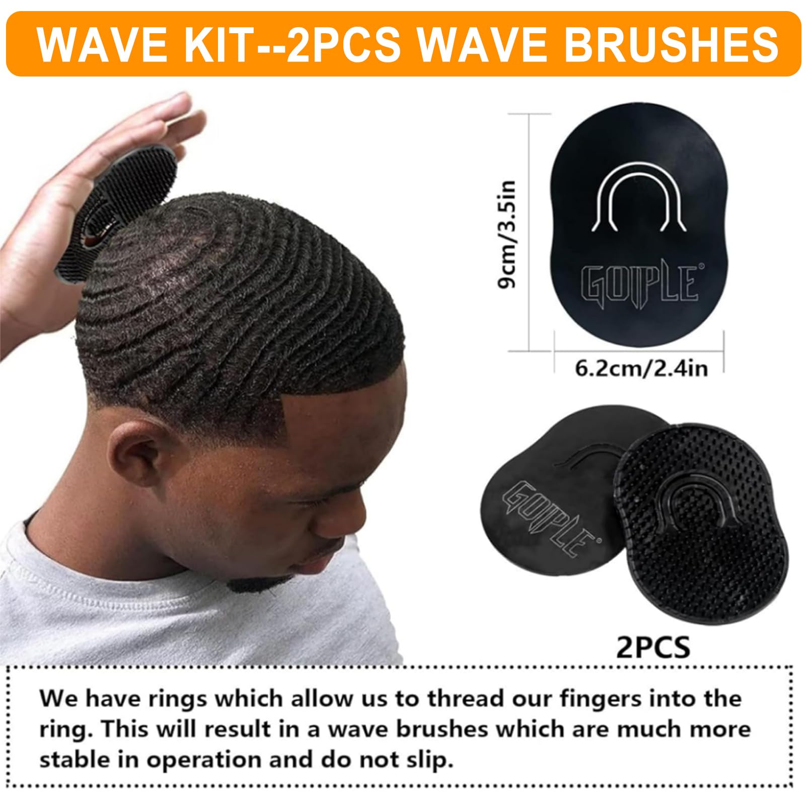 Goiple Silky Durags & Wave Kit — Strong Hold Pomade, 360 Waves, Satin Durag Set