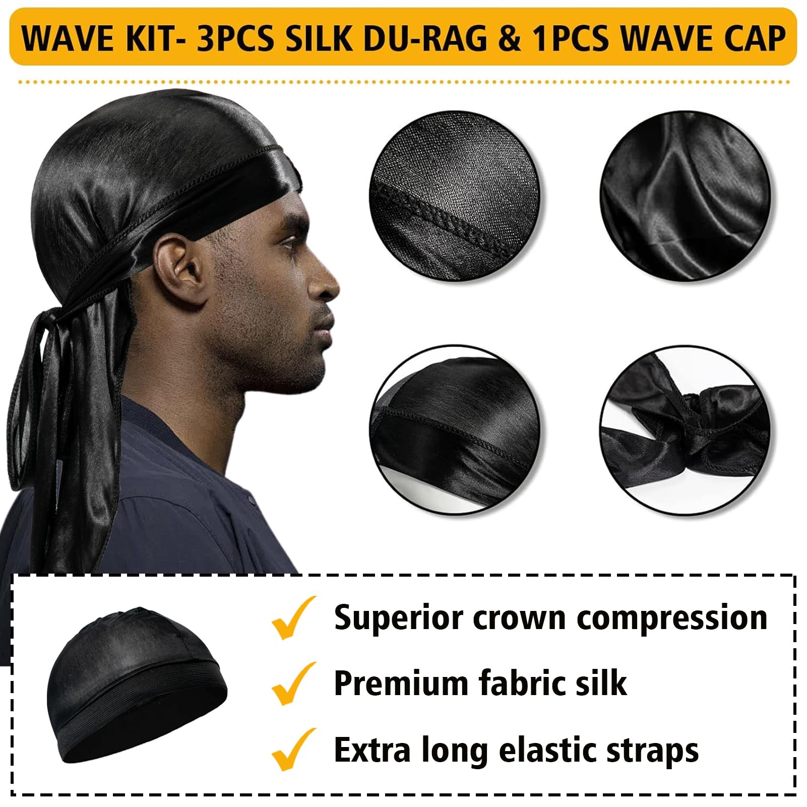 Goiple Wave Pomade for Men – Strong Hold, Easy Wash 360 Wave Training