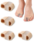 Golbylicc Bunion Toe Separators – Gel Toe Spacers for Overlapping Toes (4 Pack)