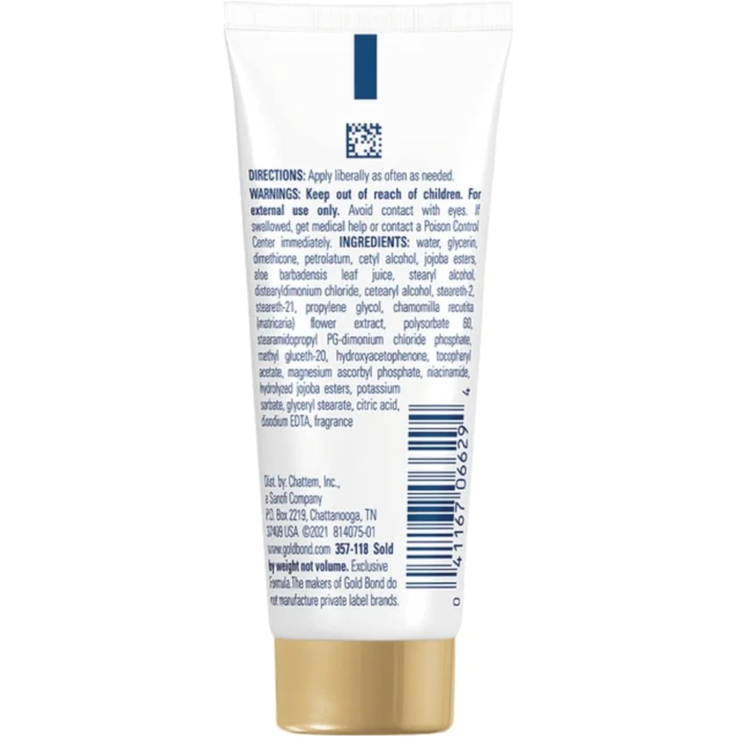 Gold Bond Ultimate Skin Therapy Cream with Aloe — 1oz Tube (Pack of 10) | Fragrance-Free Hydration