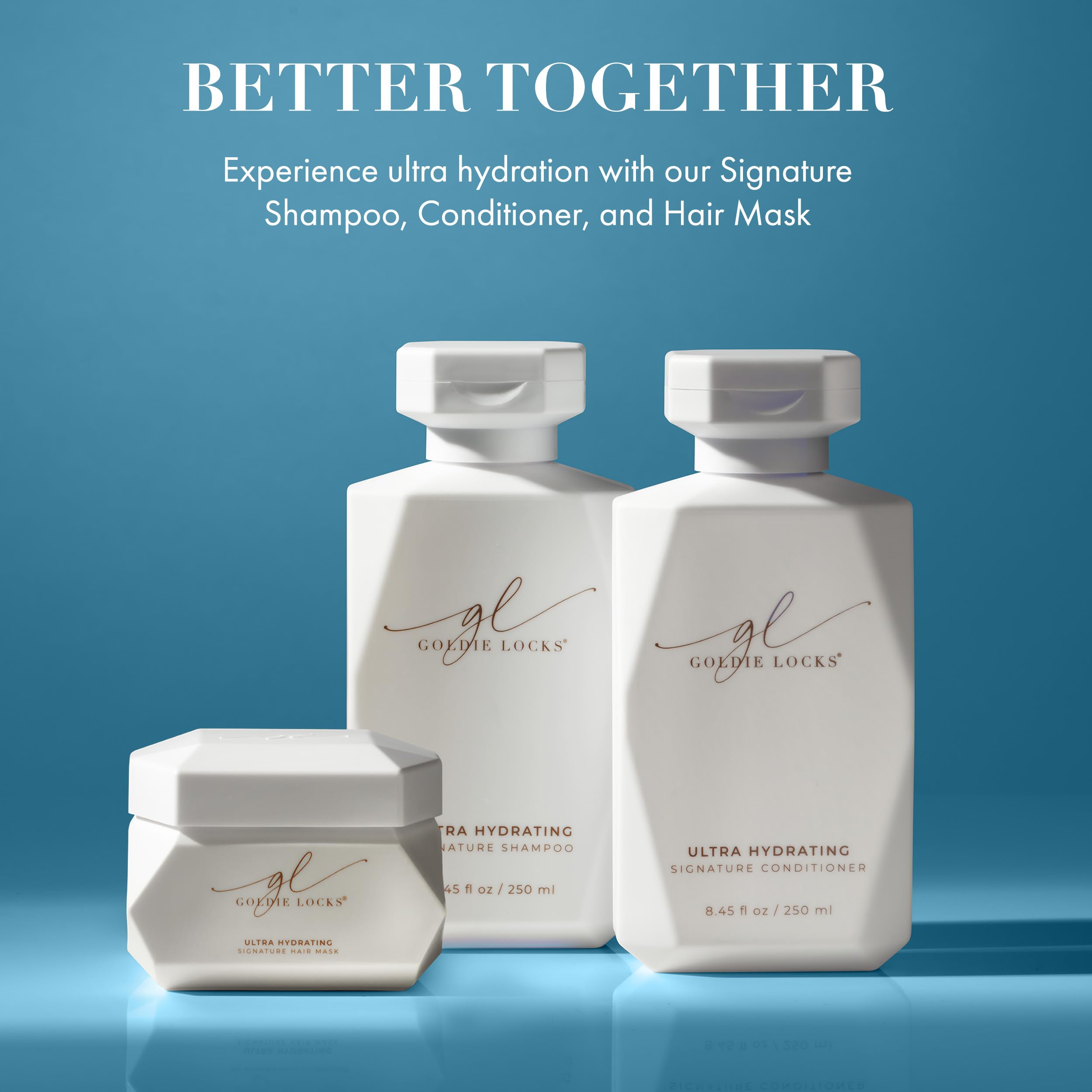 Goldie Locks Travel-Size Ultra Hydrating Conditioner – Frizz Control, Color-Safe, Sulfate-Free 3.4 oz