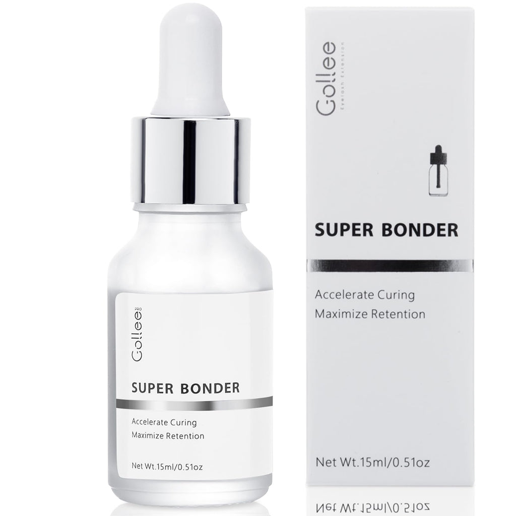 GOLLEEPRO Lash Bonder for Eyelash Extensions – Retention Sealant & Glue Accelerator 15ml