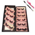 GOO GOO 3D Mink Eyelashes 16-25mm | Real Siberian Mink, Reusable 10 Pairs