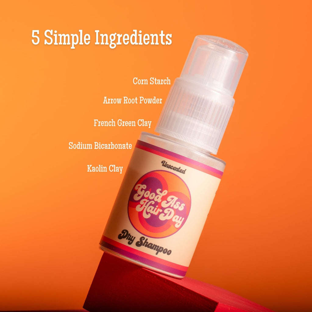 Good A Hair Day Powder Dry Shampoo Bottle + Refill + Funnel VALUE BUNDLE | All Natural, Talc-Free, Handmade in WI