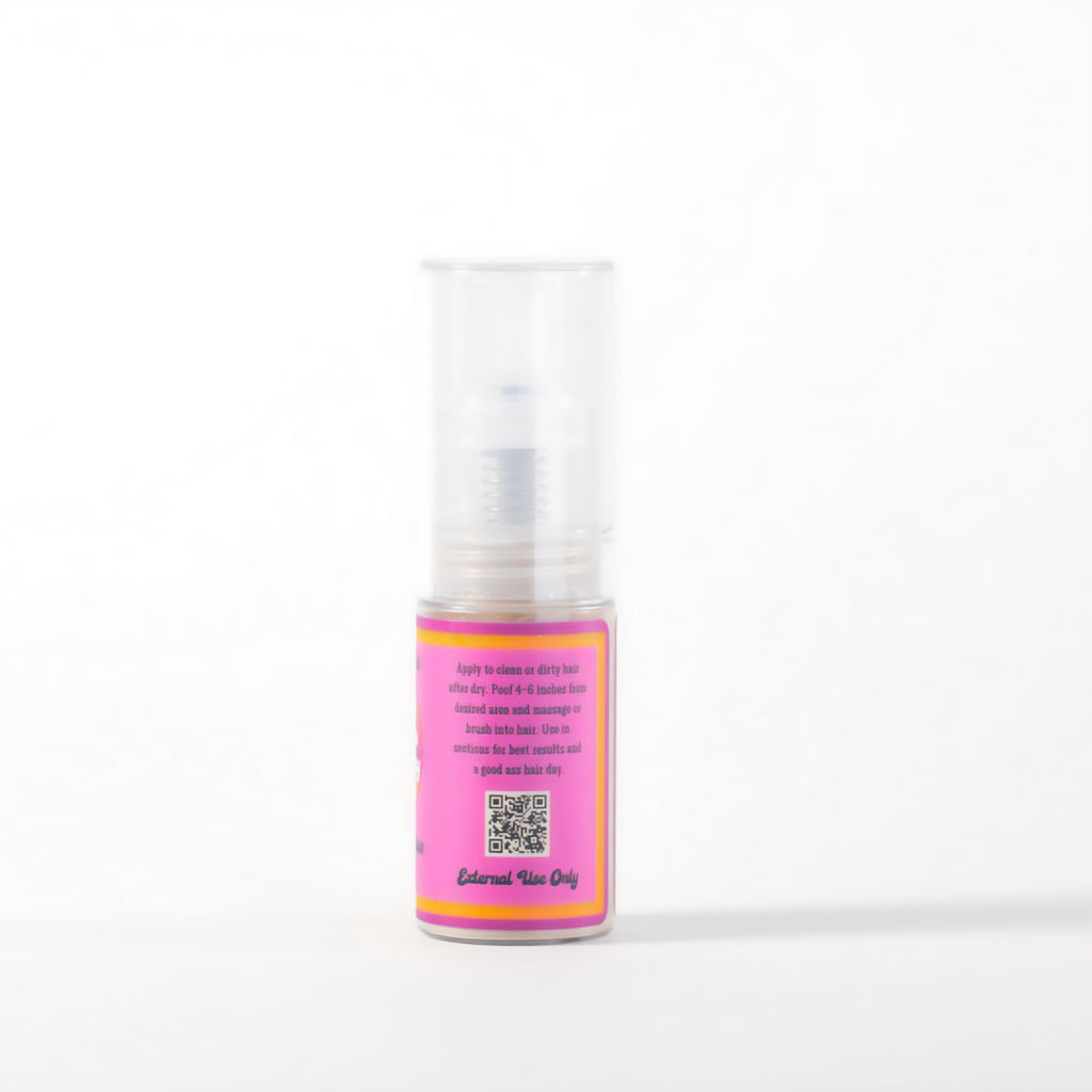 Good Ass Hair Day Dry Shampoo Powder (Dark) – Non-Aerosol, Talc-Free, Vanilla Scent