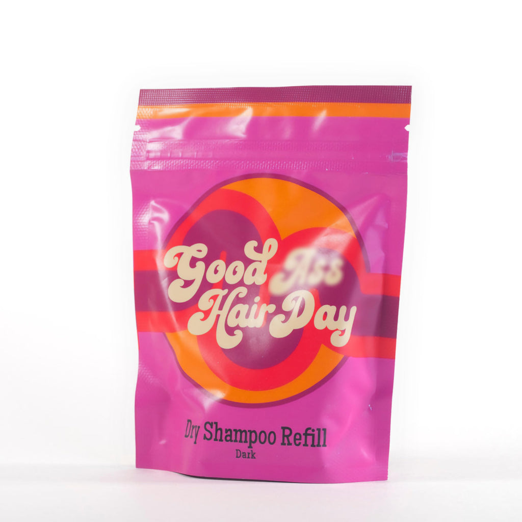 Good Ass Hair Day Powder Dry Shampoo Bottle + Refill Bundle – All Natural, Talc-Free