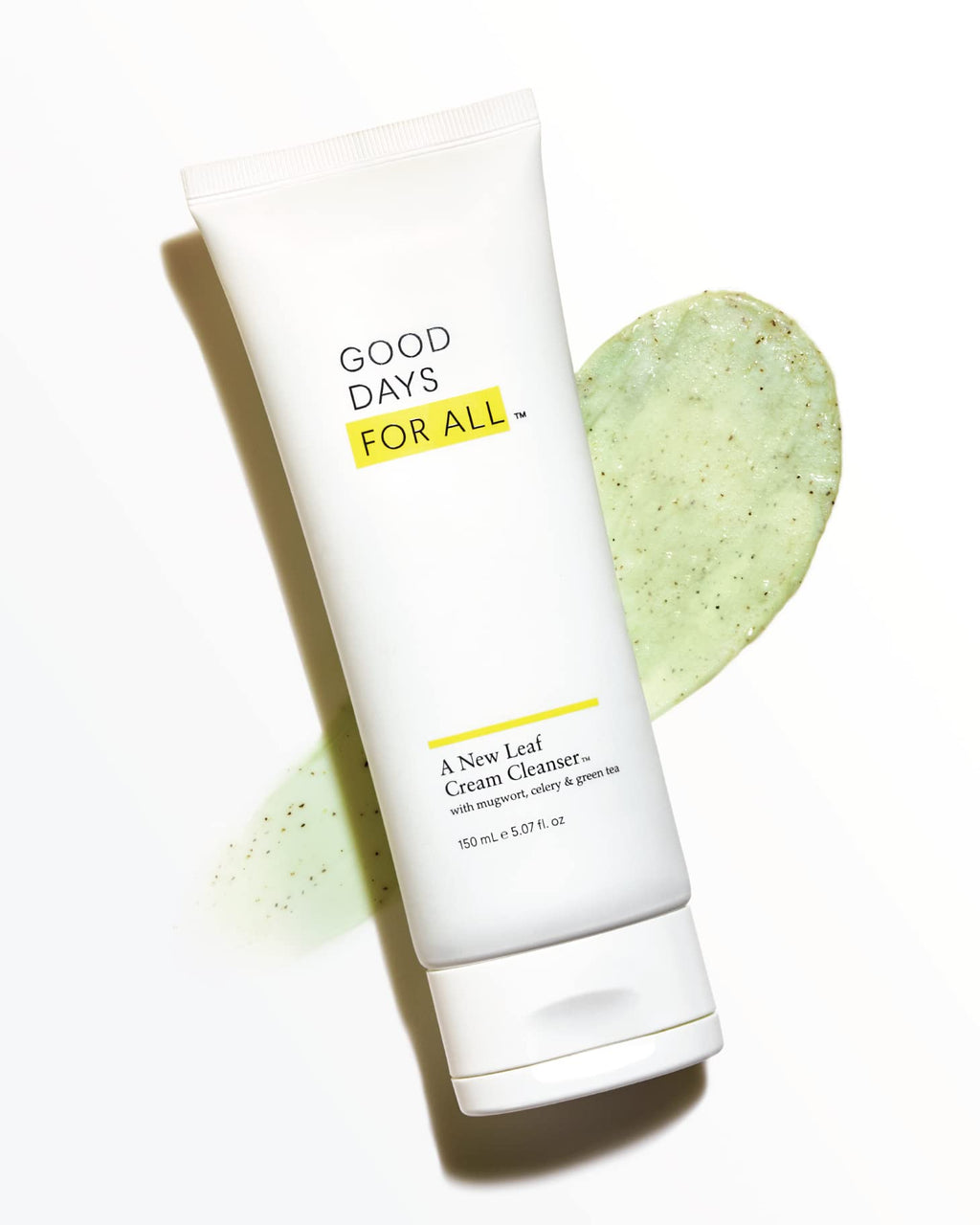 Good Days For All New Leaf Cream Cleanser – Hydrating Green Tea & Celery, 5.07 fl oz