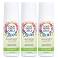 Good For You Girls Aluminum-Free Natural Deodorant for Kids – Fresh Honeydew, 3 oz (Pack of 3) | Made in USA