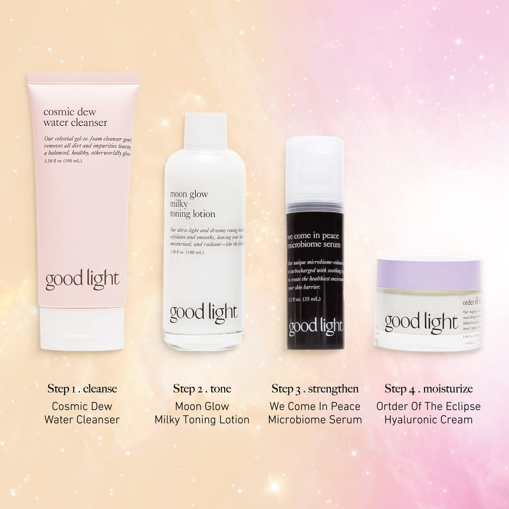 Good Light Cosmic Dew Water Cleanser — Hydrating Gel-to-Foam for Sensitive Skin